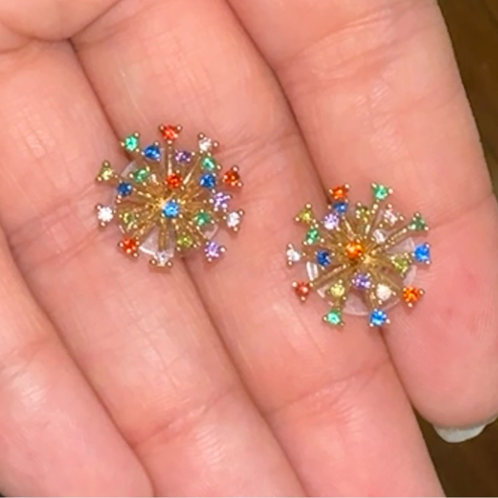 Colorful Starburst Earrings